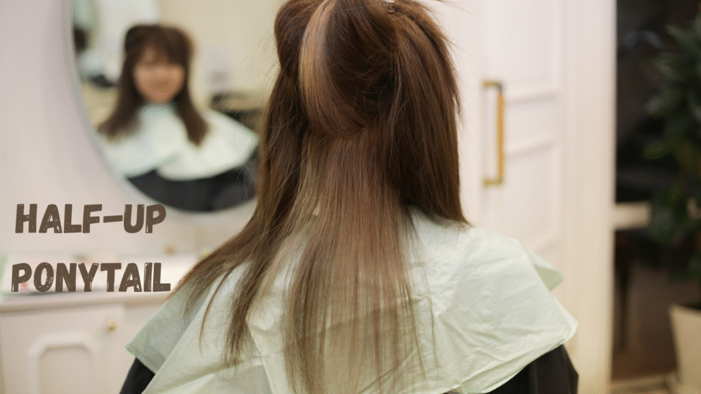 pony style for long hair