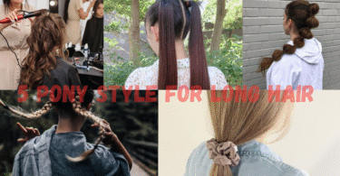 5 Pony Style for Long Hair