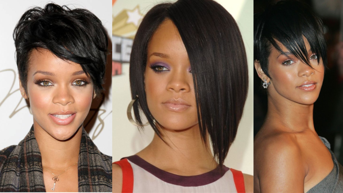 Rihanna’s lob cut